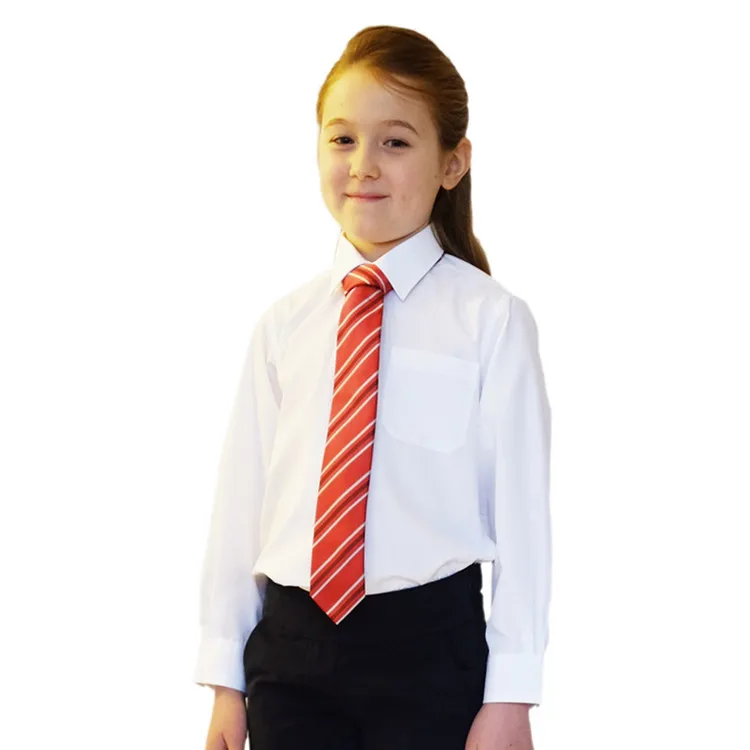 
Long Sleeve Custom School White Shirts Uniform Short Sleeve Kids Uniform Shirts For School 