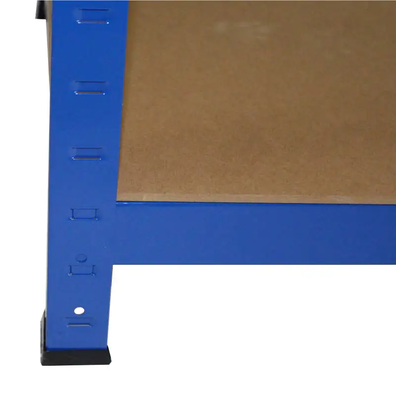 Storage rack 180 x 90 x 40 cm load 875 kg powder-coated blue boltless shelf
