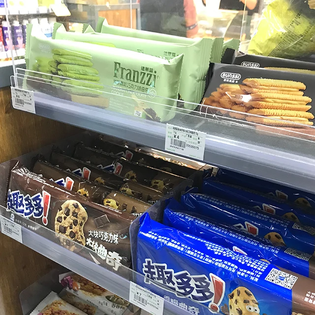 Customized Multi Styles Supermarket Shelf Dividers Freezer Dividers Plastic Shelf Dividers  Factory Export Wholesale