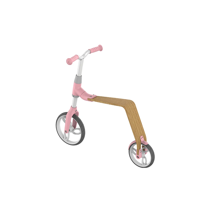 
2020 Multi Functional Kids Wooden Scooter 3 in 1 Children Scooter 