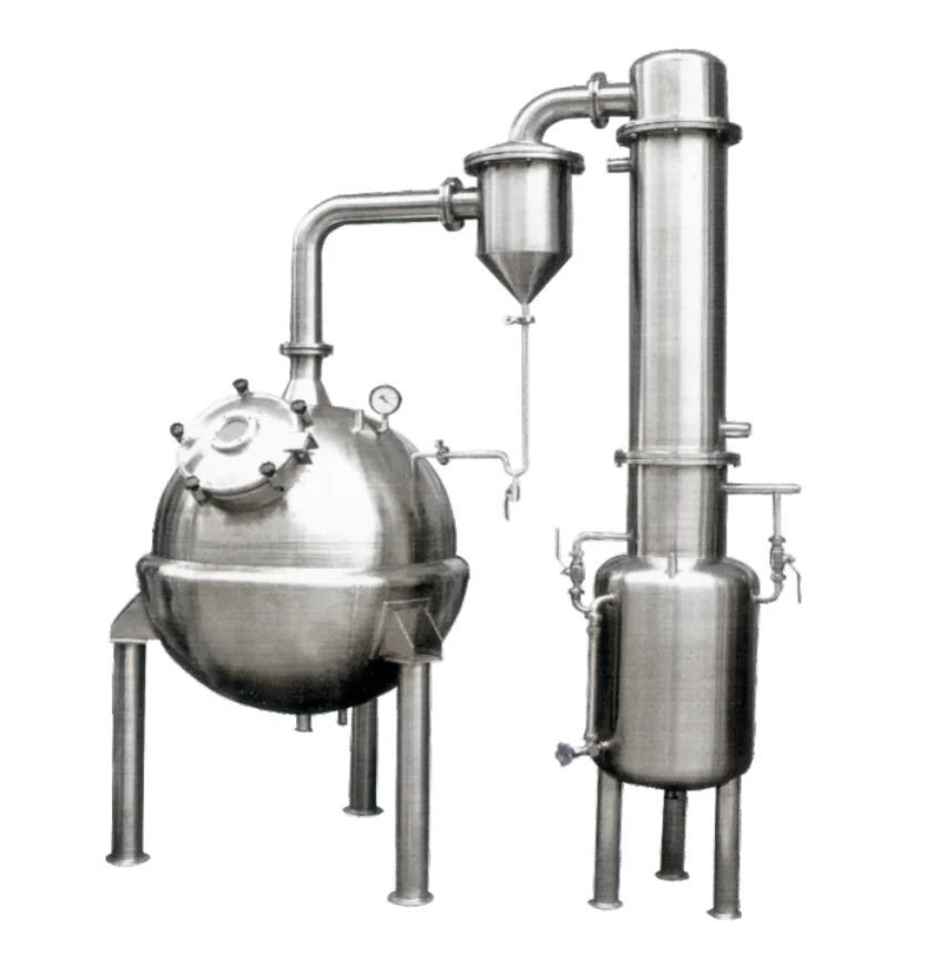 
Factory direct sale sanitary stainless steel spherical vacuum evaporation concentrator 