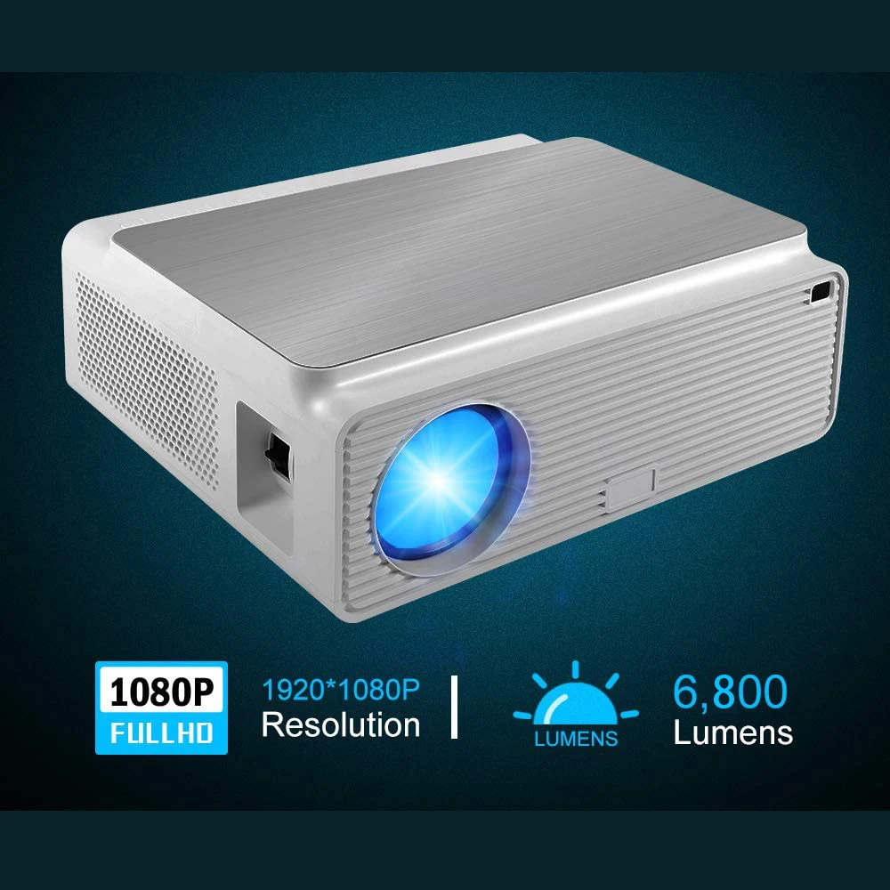 [Amazon Hot 1080p Projector] Factory Price OEM ODM Brand 1080P Full HD LED LCD Home Theater Portable Video Cinema Projector
