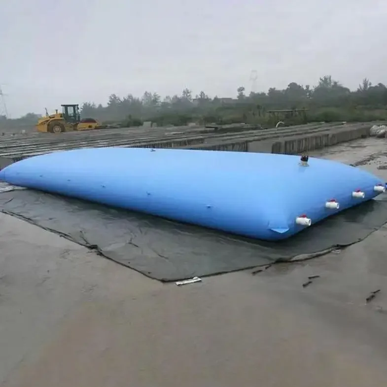 Flexible PVC Liquid Storage Bladder 1000L PVC Folding Water Storage Tank Pillow Shape Water Bladder Collapsible Bladder Tank