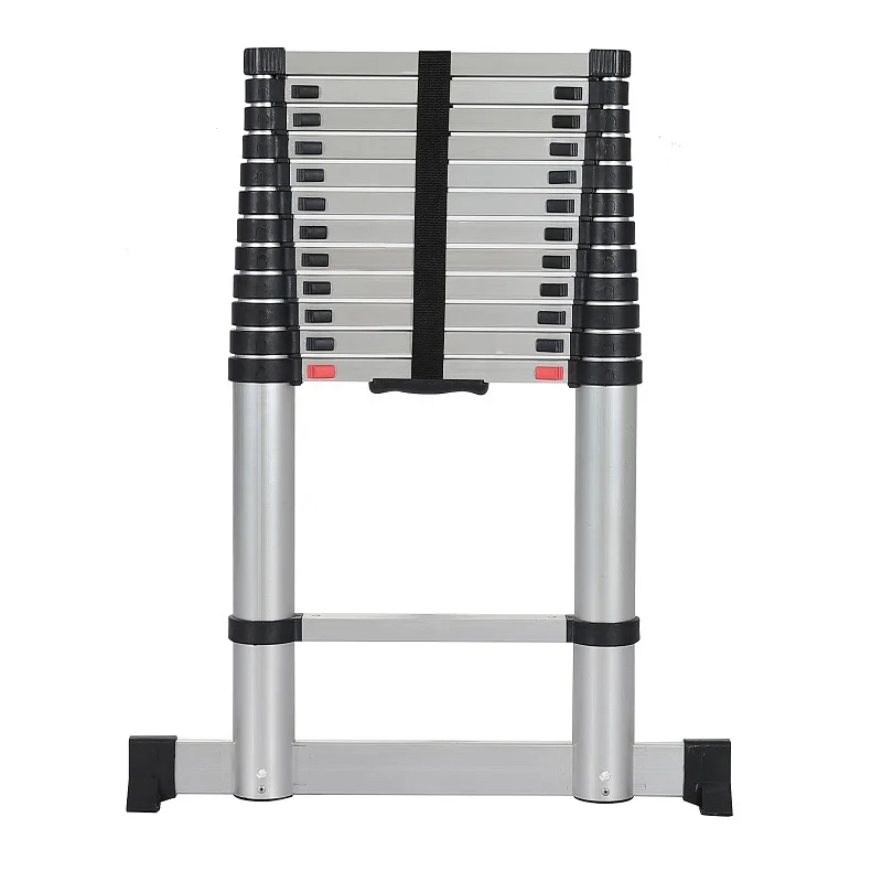 Soft Closing Aluminium Retractable Telescopic Ladder