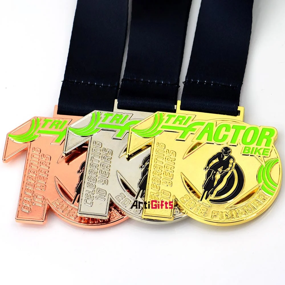 20 лет поставщика модный привлекательный дизайн китайские Оптовые специализированные велосипедные спортивные медали гонки на велосипеде Детские