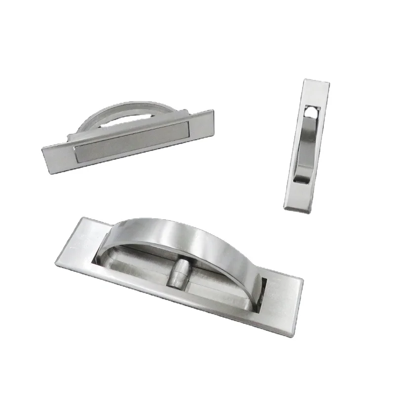 Tatami concealed installation Cabinet door drawer handle invisible embedded rotary handle
