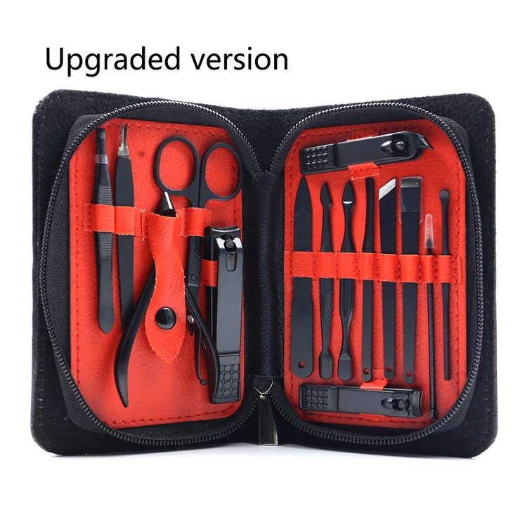 Cheap wholesale customized manicure 15pcs set women luxury manicure set manicure sets
