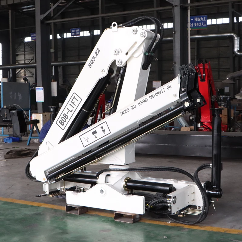 BOB-LIFT 3.2 Ton Folding Arm Crane Knuckle Boom Jib Crane With Remote Control