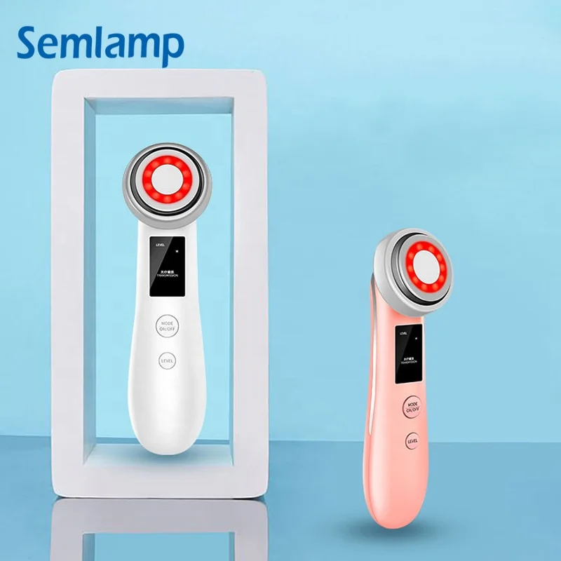 New Trending Home Use LED Red Light Facial Lifting Beauty EMS RF Mesotherapy Face Skin Care Device