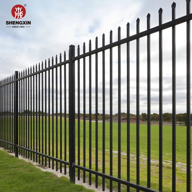 High Quality Cheap 6Ft*8Ft Powder Coated Galvanized Aluminum Spear Top Steel Fence