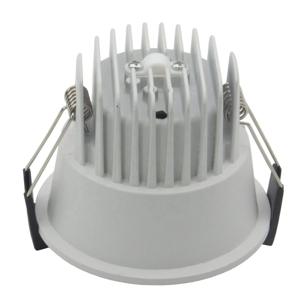 2.5 inch cob trimless downlight housing 12W led spotlight 85mm lamp housing down light body
