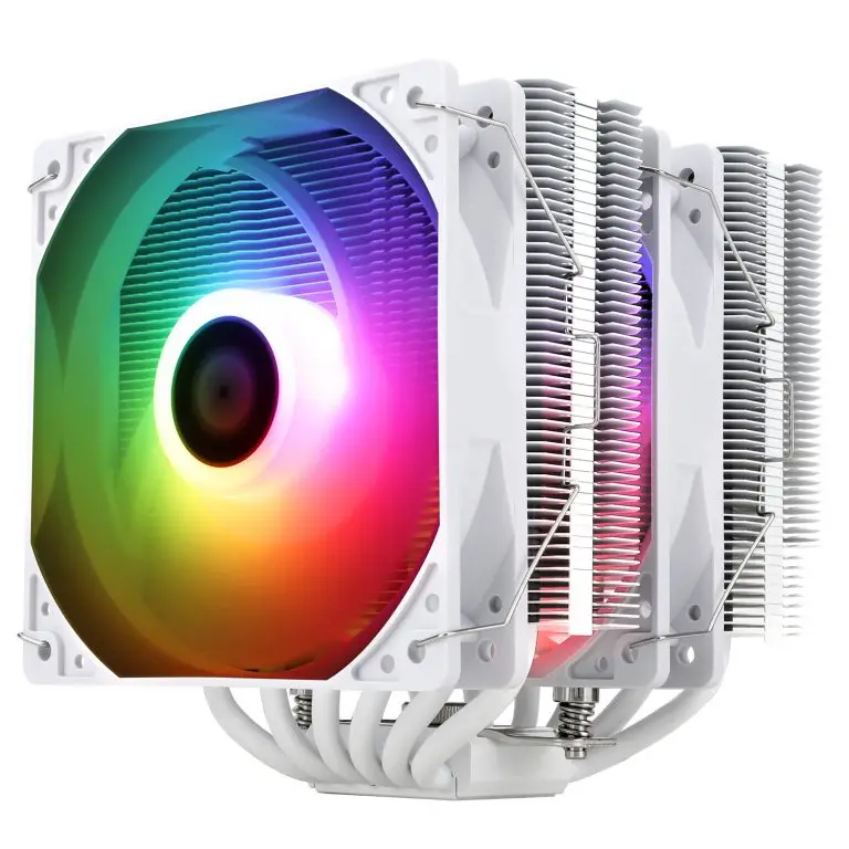Охладитель для ПК Thermalright Pa120, белый rgb вентилятор Aghp, антигравитационный радиатор с тепловой трубкой, радиатор с двойной платформой и верхней крышкой, двойной вентилятор, кулер для ЦП