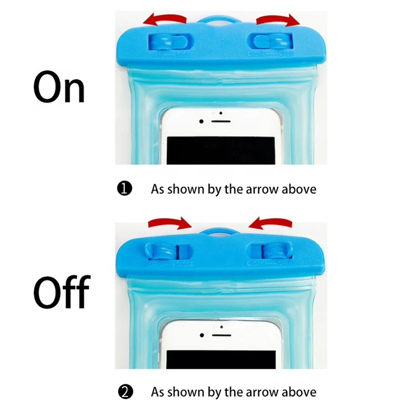 Горячая Распродажа, новинка, плавающая водонепроницаемая сумка, прозрачный водонепроницаемый чехол для мобильного телефона с сенсорным экраном для плавания, чехол для подушки безопасности