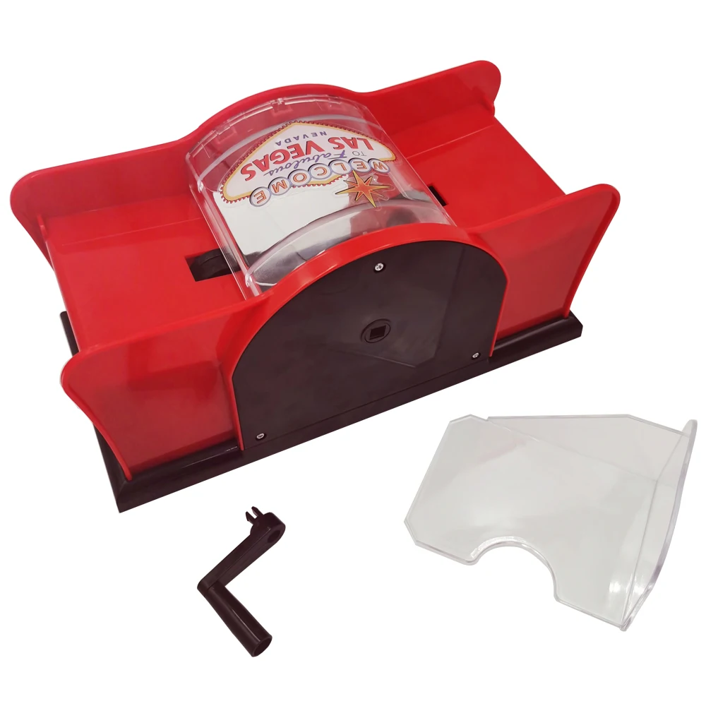 Yuanhe red Casino 2-Deck Hand Manual Card Shuffler card shuffler manual poker card shuffler