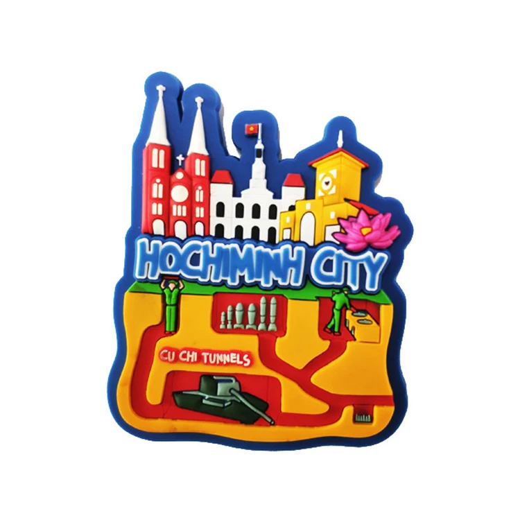 Wholesale special design rubber 3D cute soft pvc custom fridge magnet