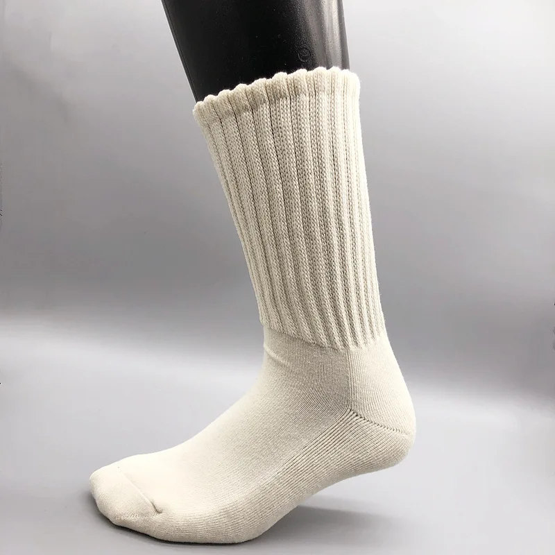 High quality thick cotton girls women slouch socks