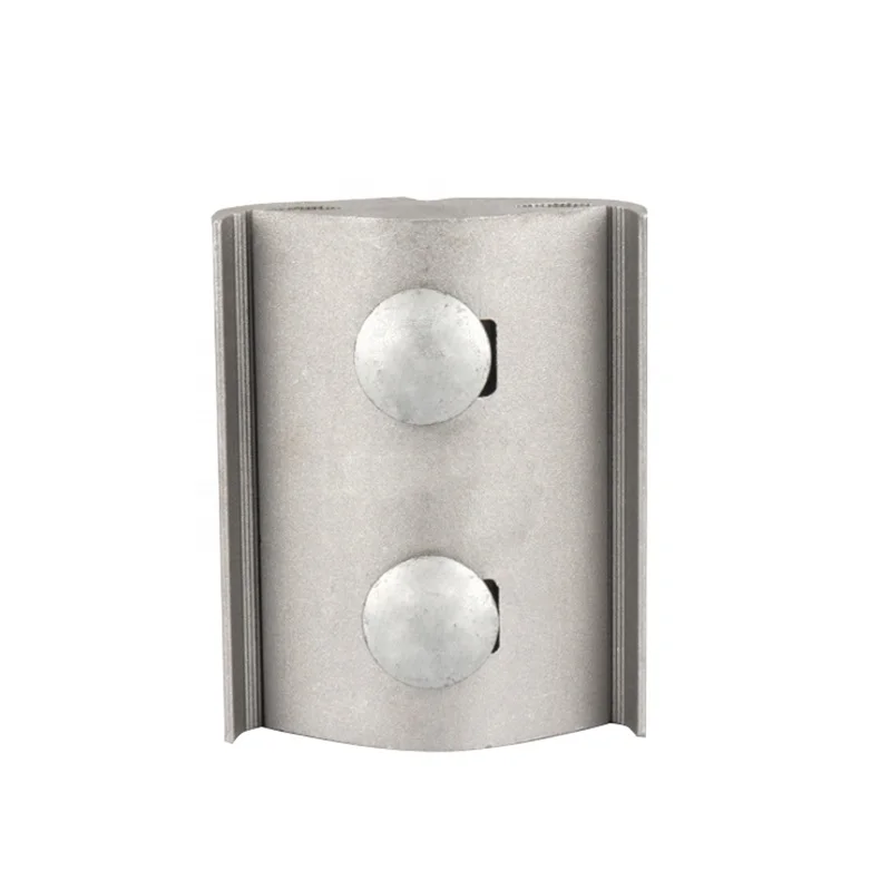 China supplier CAPG Double bolts clamp Copper Aluminum bimetal connector PG clamp for steel wire Overhead line accessories