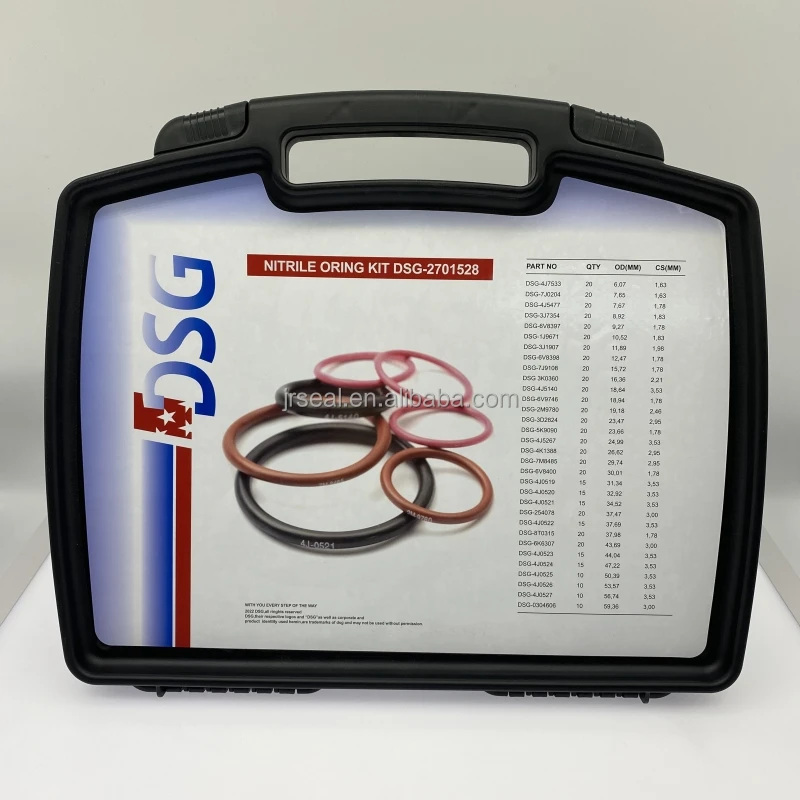 Oring Box Repair Kit 270-1528 NBR FKM Oring Kit for CAT Excavator Pipe Joint O-ring Excav Hydraulic Seal For Kit Excavator Parts
