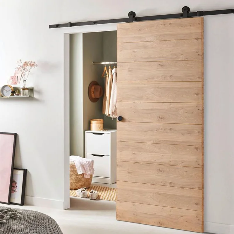 American red oak solid wood sliding doors for bathroom cheap wood bathroom door sliding bathroom wood door