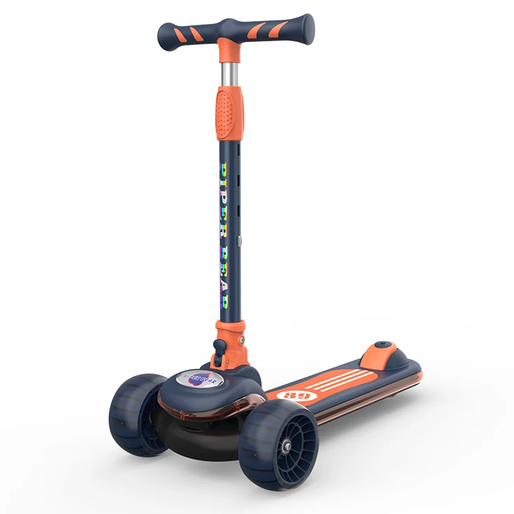 Light Weight Flexible Folding Convenient Storage 3 LED Flashing Wheel Adjustable Height Sport for Children Kick Kids Scooter