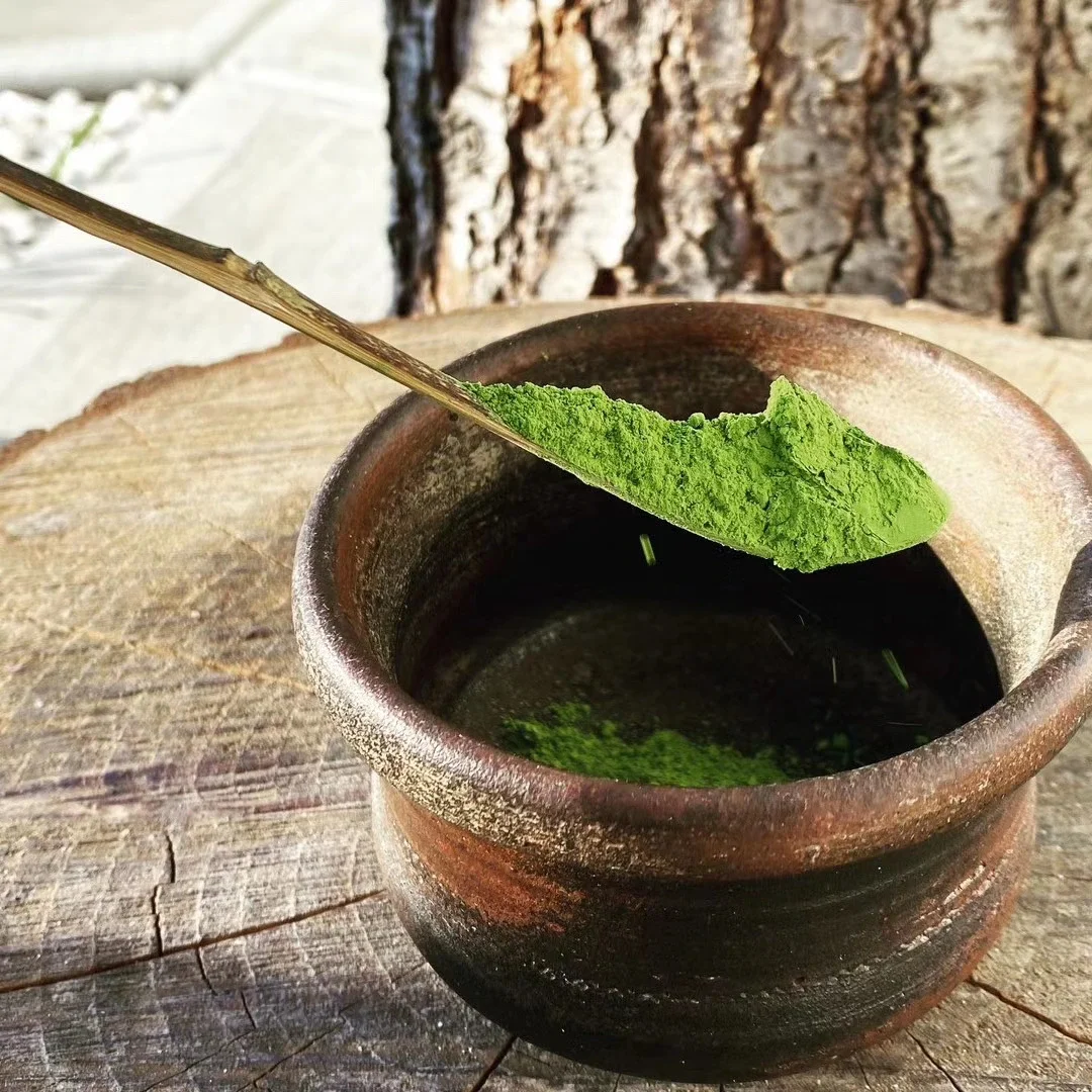 2021 Wholesale Dropship 100gr Private Label Pure Organic Bright Green Matcha Strong Aroma EU Food Certified For Weight Loss