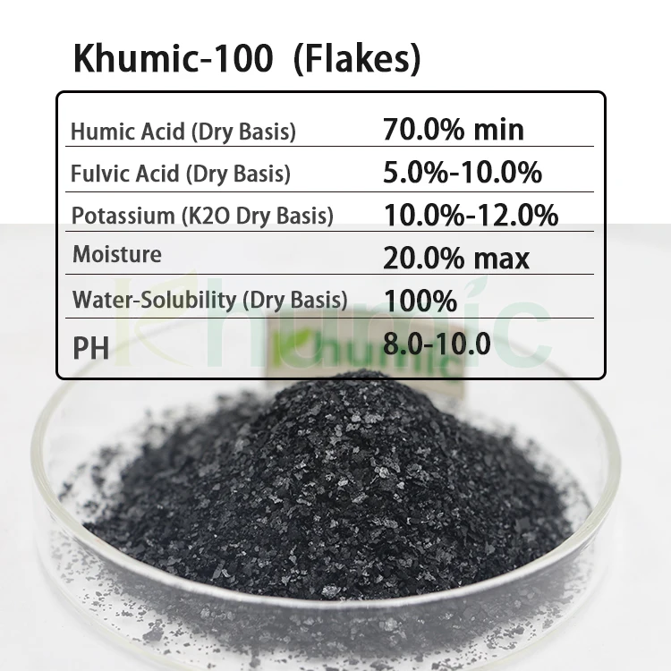 Super Potassium Humate organic fertilizer natural biostimulant leonardite fertilizer Super Humic Acid
