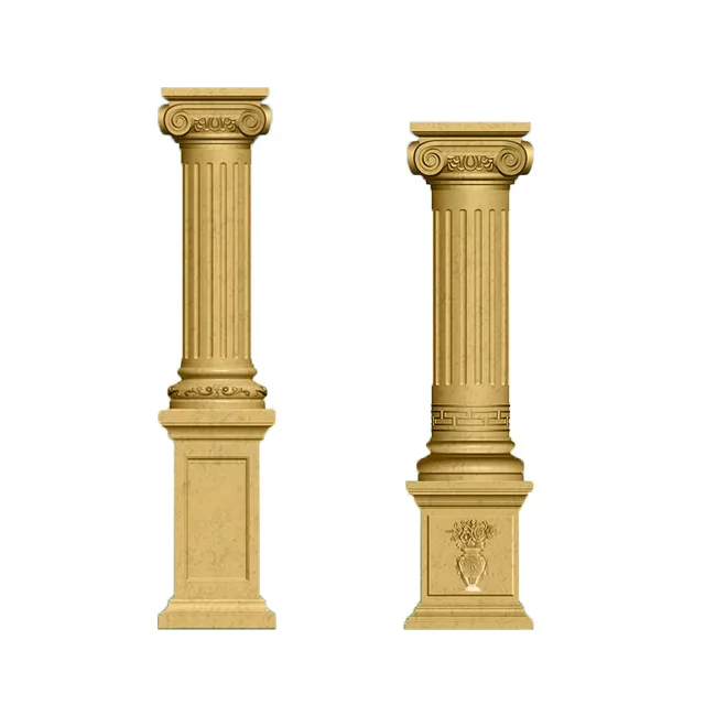 Радиочастотная пластиковая внешняя декоративная форма круглая римская для столбов бетонной