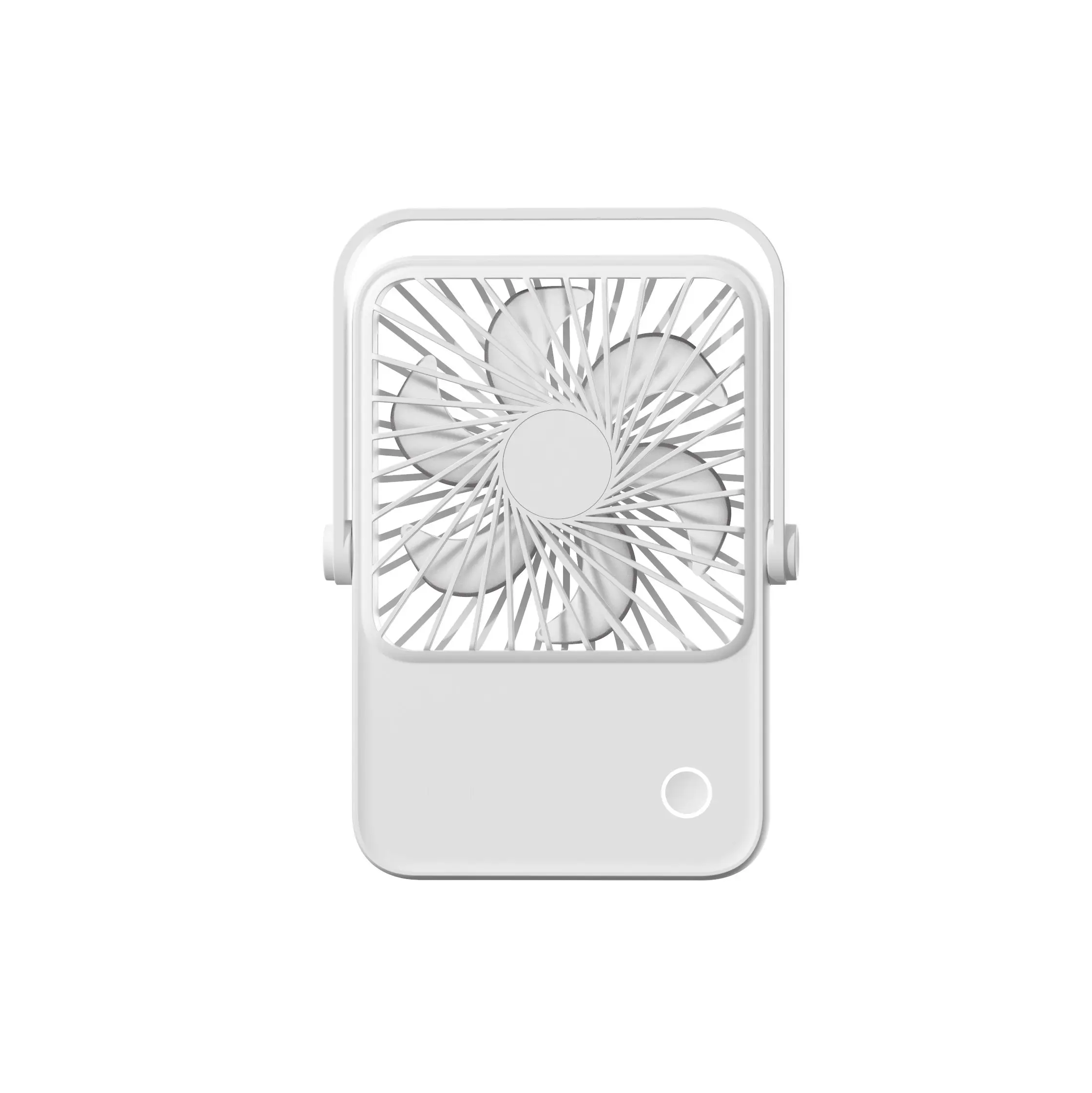 Charging wall mounted small fan Portable folding small fan Bedroom sleep office mini small fan