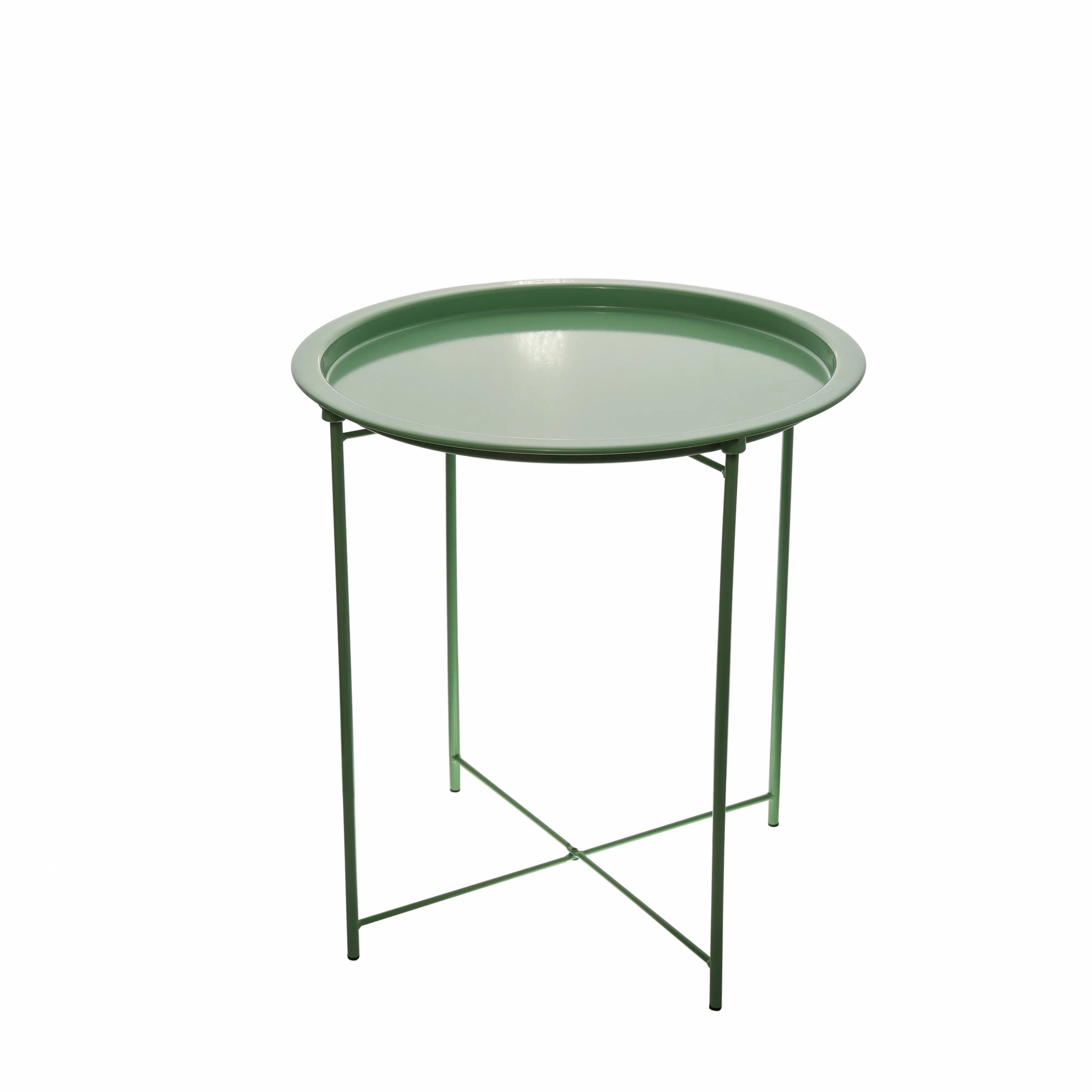 Tulip Small Interior Home Decoration White Round Japanese Rustic Silver Hampton Cast Glass Side Table With Wireless Charger