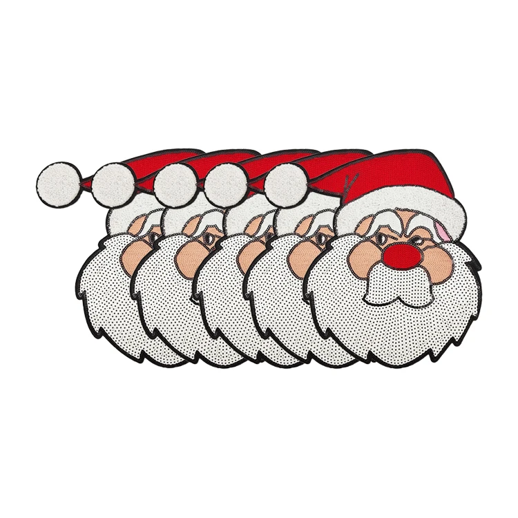 Factory Custom High Quality computer  Embroidery beading sequins letters iron on patches for Clothing Clothes bag hats patch