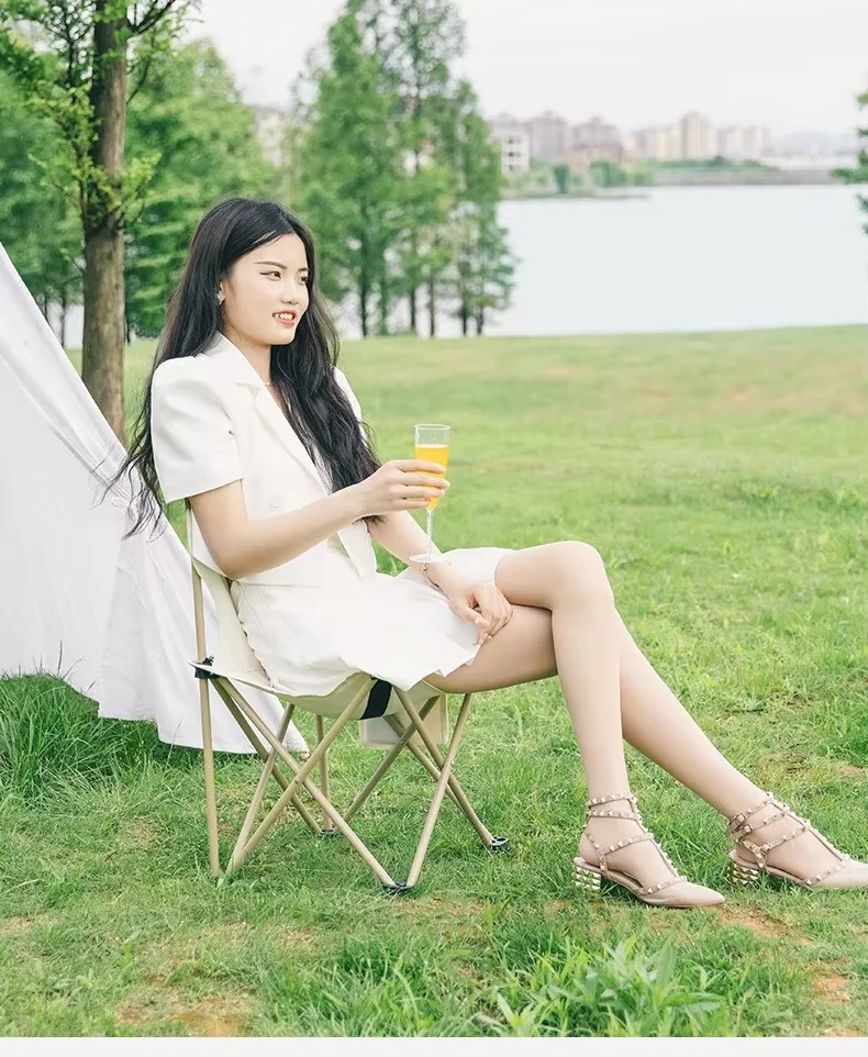 Factory direct sale economical outdoor furniture camping equipment folding chair leisure chair