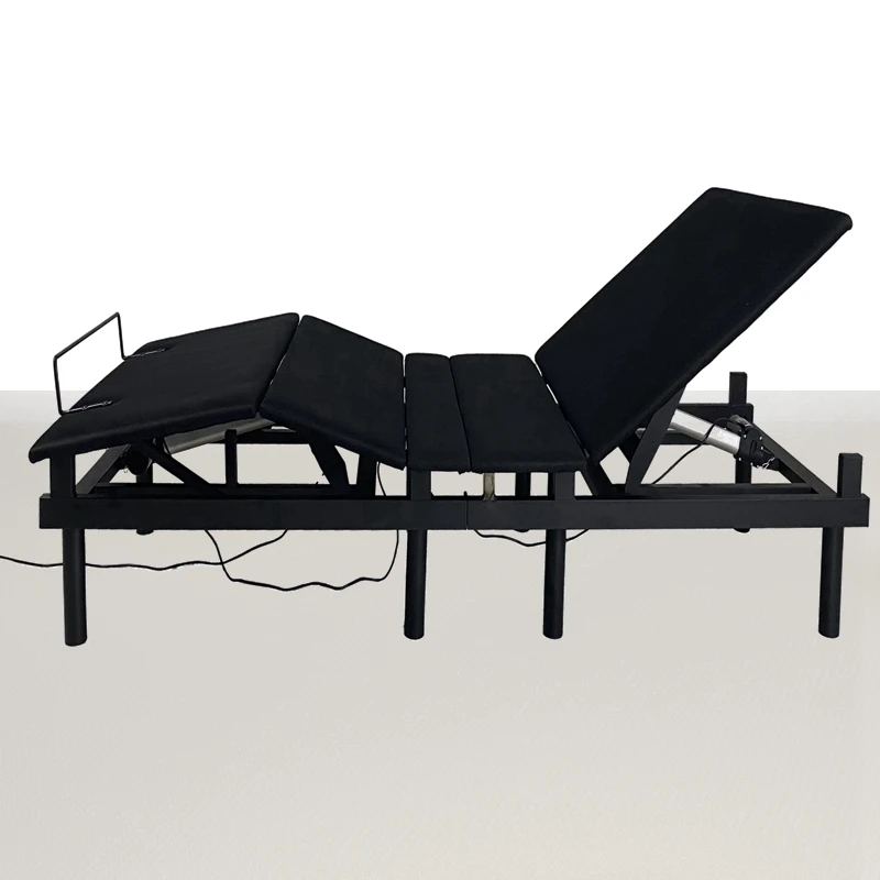 Adjustable Bed Frame Twin XL Ergonomic Power Bed Base Comfort Upholstered Smart Bed with wooden board No Tools Required