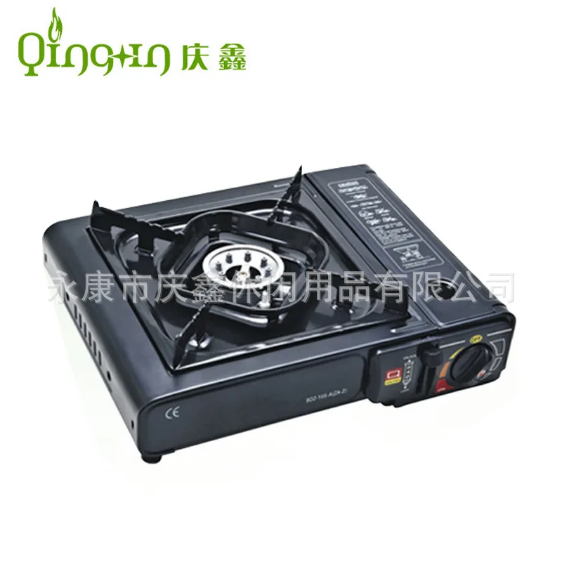 Портативная газовая плита, гриль для барбекю, портативная плита для кемпинга, горячий горшок, плита для переноски, Бездымная печь для барбекю