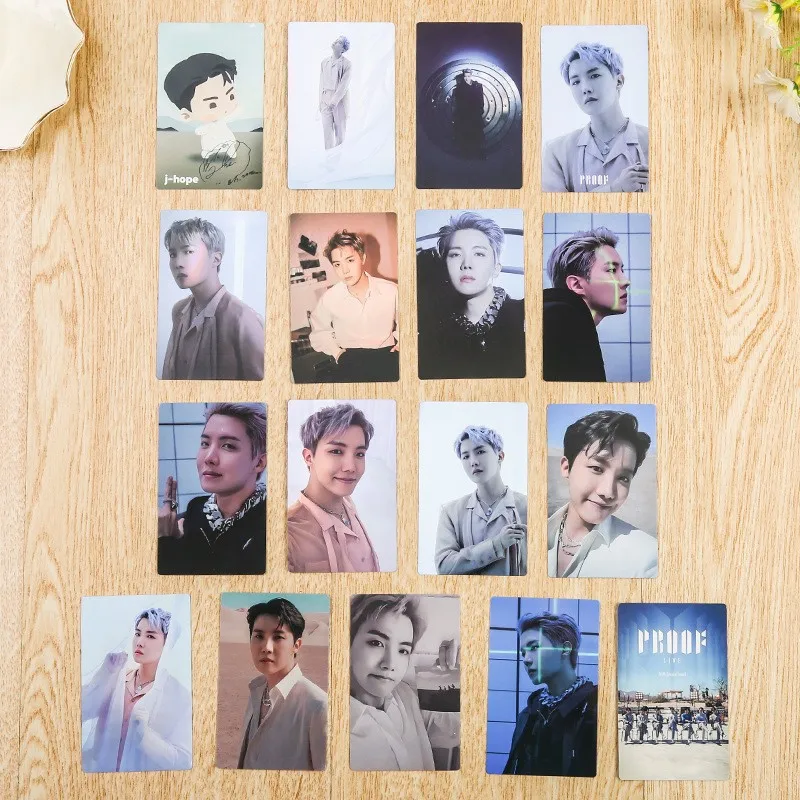 KPOP JK RM WINTER PACKAGE Proof LOMO Cards Double-sided Fashion Member Selfie Photocards Idol Group Postcards Fans Collectibles
