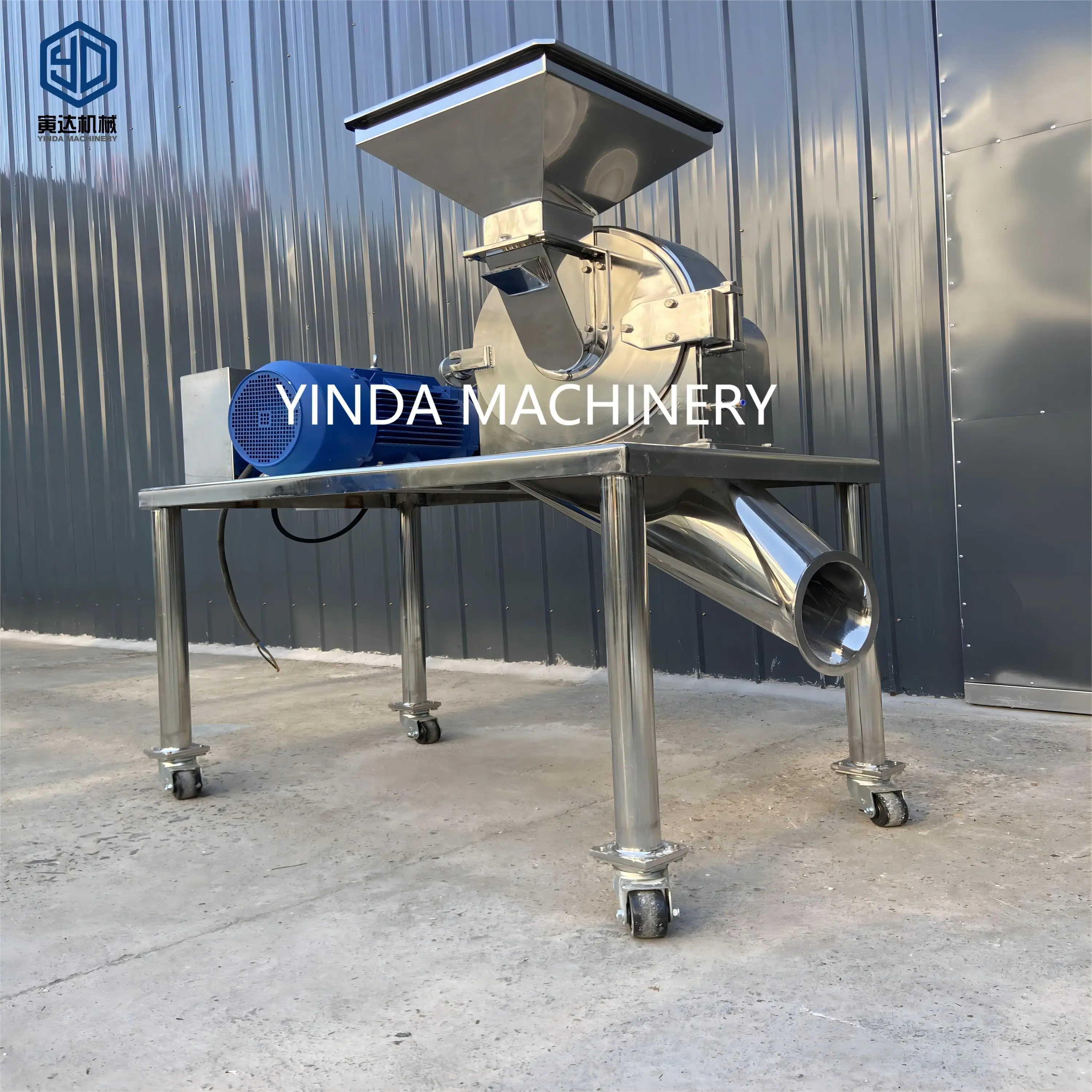 Psyllium Seed Husk Powder Grinding Machine Fine Powder Pin Mill Grinding Machine