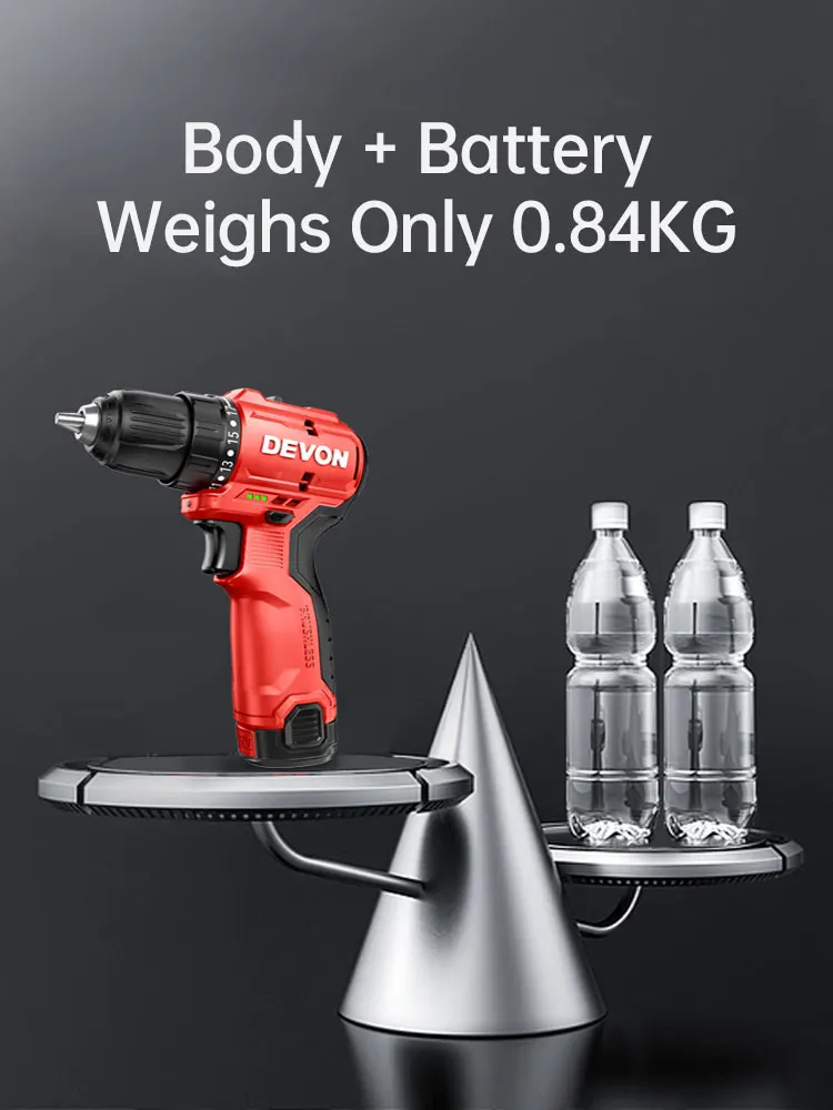 12V Lithium Battery Drill China Wireless Power Tools Electric Cordless Drill Machine