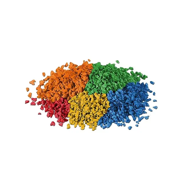 Synthetic Aging Resistant Non-toxic EPDM Rubber Granules Tile for Child Play Area