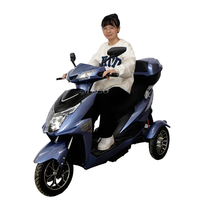 1000w 60v 3wheel Bike Adult Bicycle Electric Tricycle Scooter Steel Moped Adult 2000w Trikes 3 Wheel Motorcycle Open Passenger