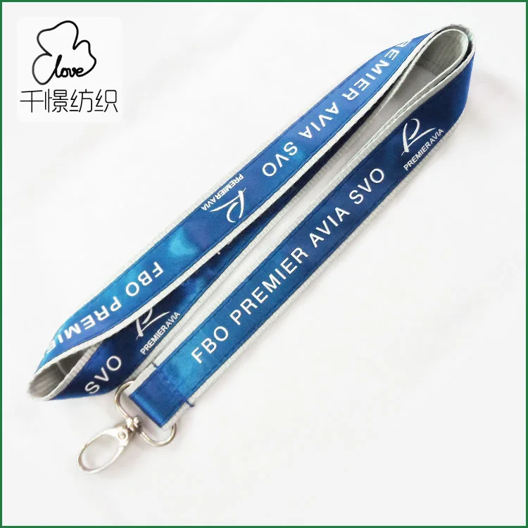 AL002 Manufacturer supply high quality logo print ID card hanging custom lanyards