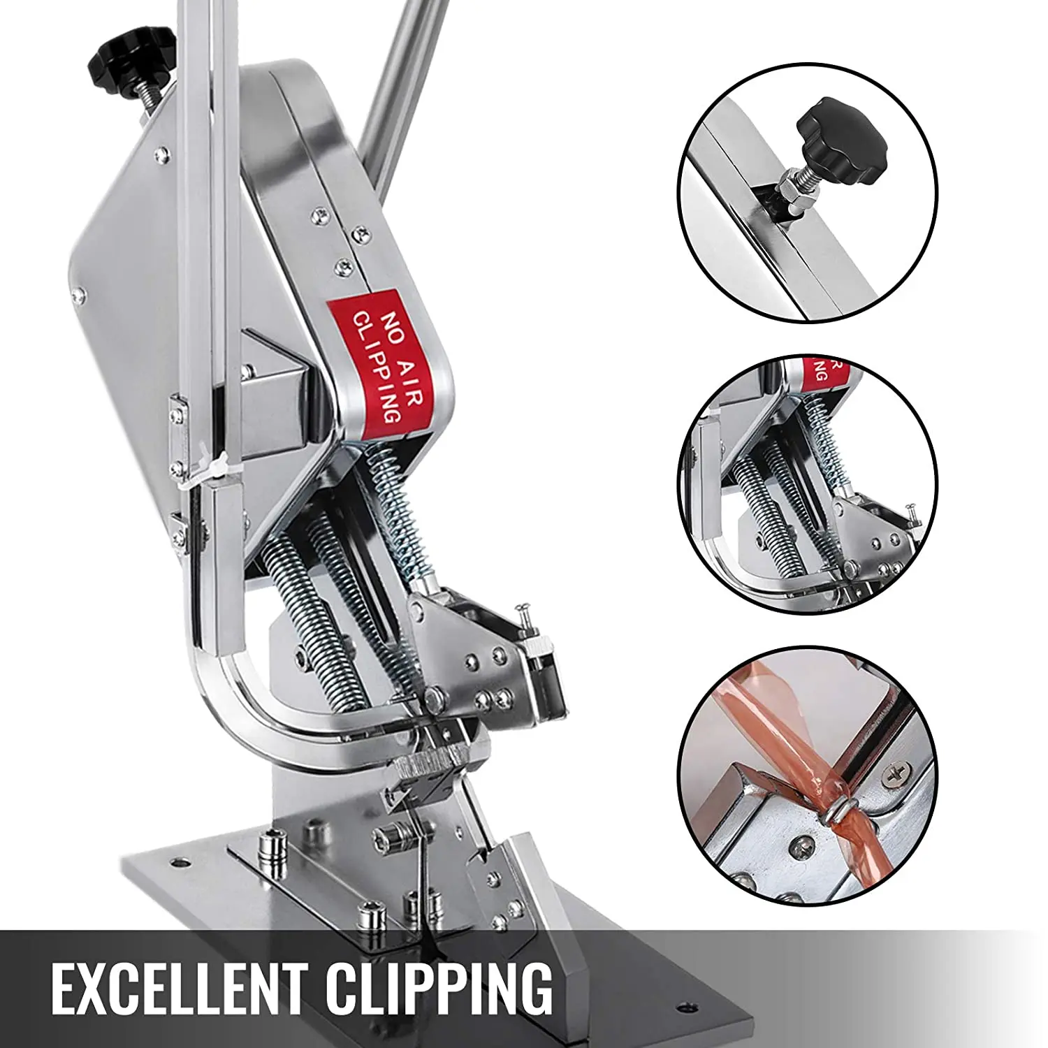 Hand Press Manual Clipper For Hydraulic Pipe Bread Bag Closing Clipping Machine Sausage Meat Clipper Machine