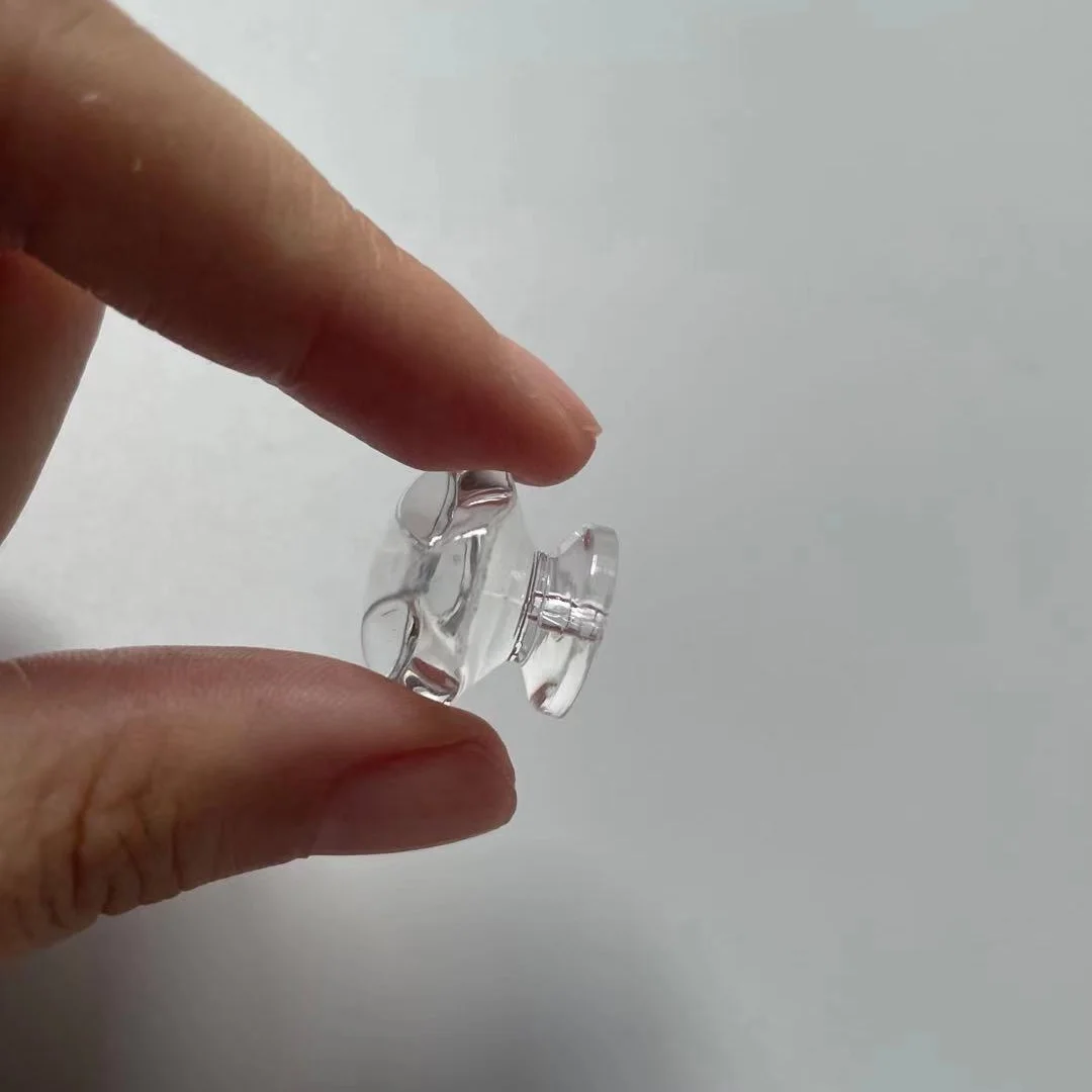 Mini Crystal Door Knobs Decorative Small Jewelry Box Handle Acrylic Drawer Cabinet Clear Pull Handles