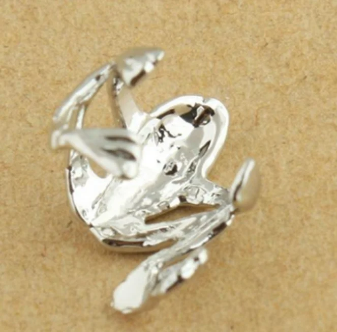 Gold Plated Punk Jewelry Frog Ear Clip Earrings Trendy Fashion for Weddings Parties Gifts Anniversaries