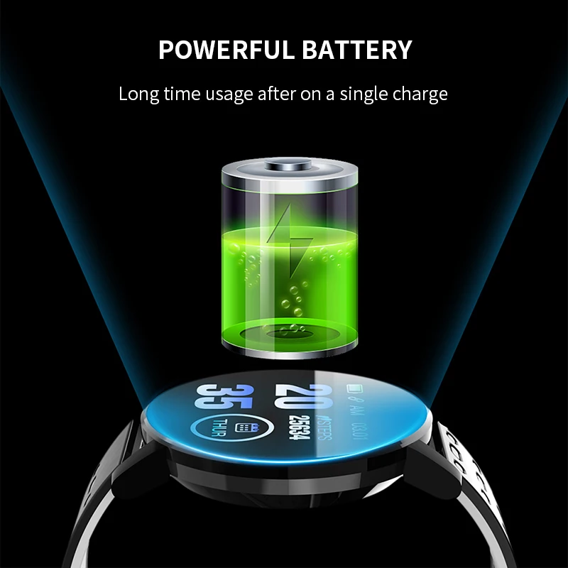 2020  the hottest wholesale 119 Plus 1.3' Color screen Multi-sport Remote photography fitness smart bracelet