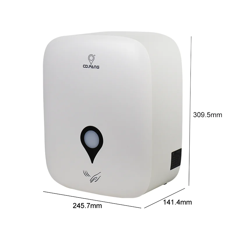 900W ABS material Wall Mounted Infrared Sensor Automatic Hand Dryer with Warm or Cold Wind