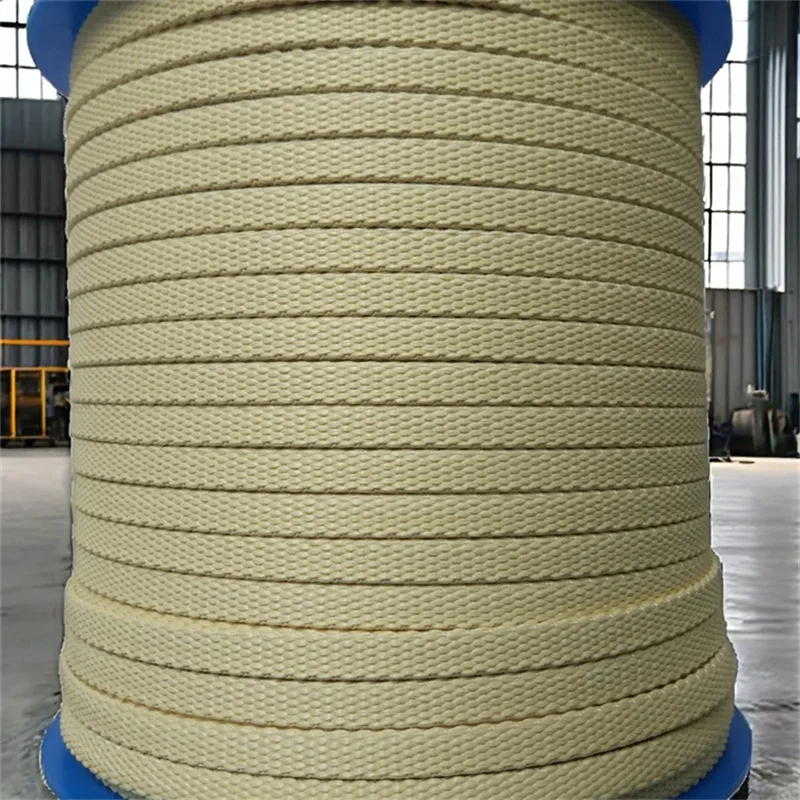 Cutting Resistant Flame Retardant Glass Tempering Furnace High Temperature Rope Aramid Roller Conveyor Rope
