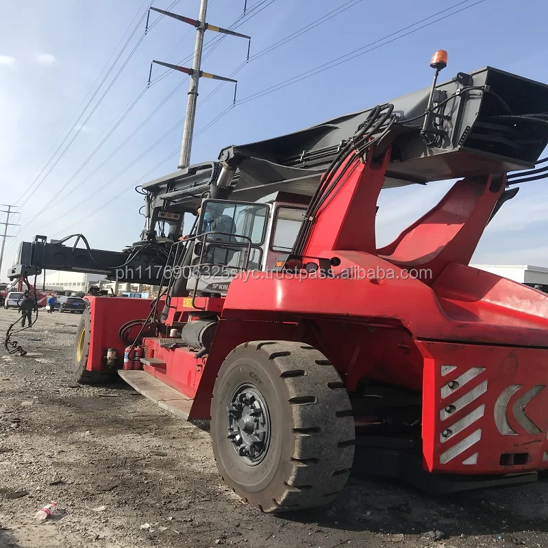 Оригинальный Швеция сделал б/у Kalmar 45 тонн Ричстакер DRF450 контейнер подъемный штабелер для продажи