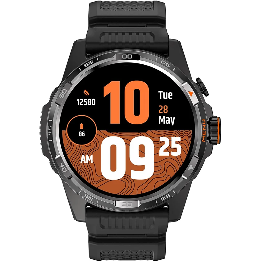 TicWatch Atlas черный длительный срок службы батареи GPS отслеживание движения фитнес-трекер умные часы цифровые для мужчин