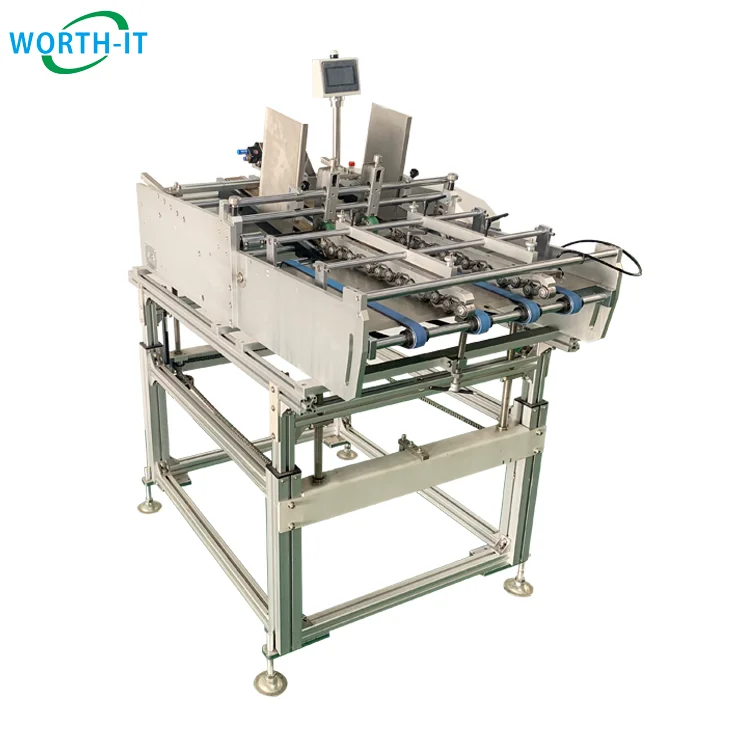 Manufacturing Auxiliary packaging equipment automatic FC-600 friction cards collator paper feeder machine