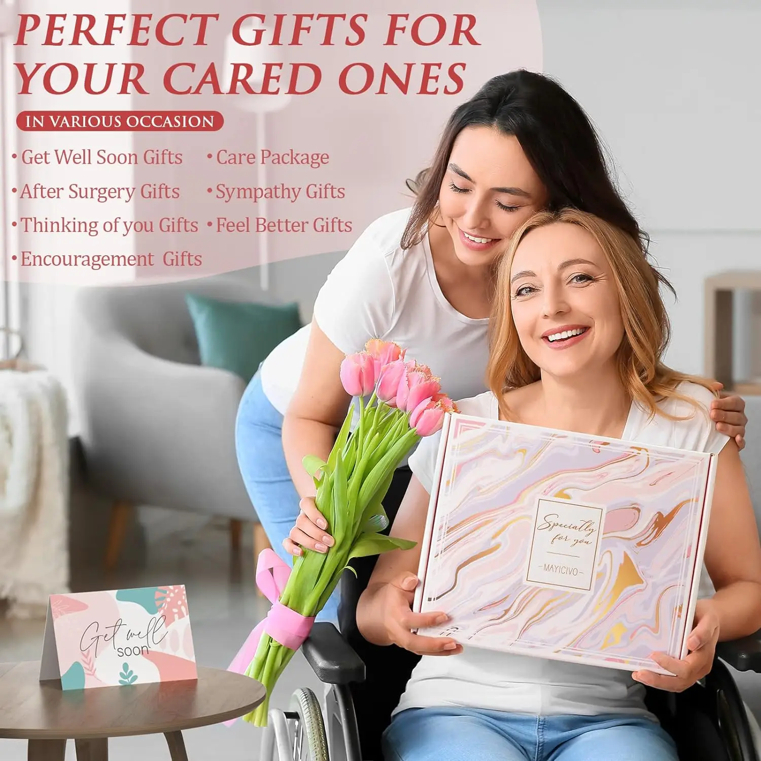 Wholesale Get Well Soon Gifts Care Package Sympathy Thinking  Gifts Blanket Spa Relaxing Luxury Gift Sets