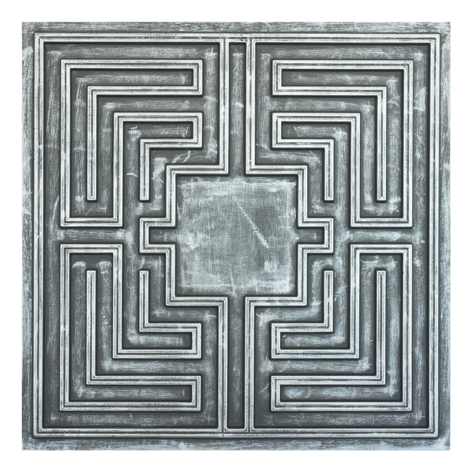 Decorative tin wall tile Easy to Install PVC Panels for Cafe Club PL25 Antique tin